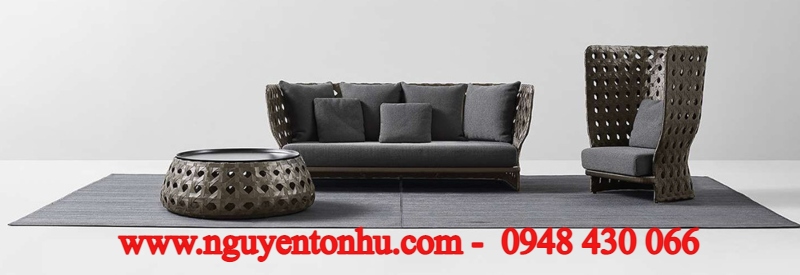 Sofa nhựa mây