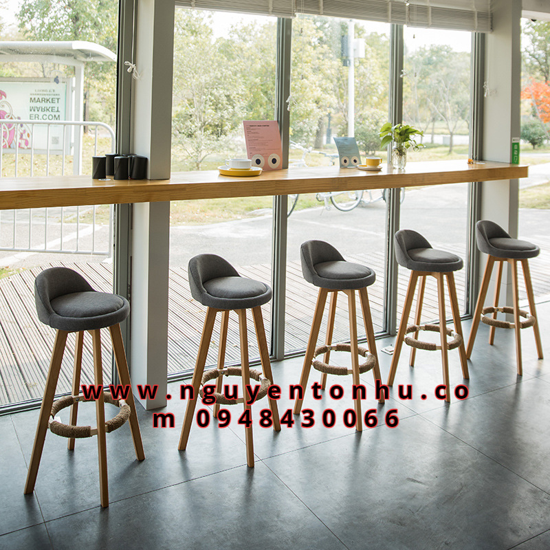 bộ bàn ghế cafe gỗ